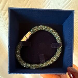 Swarovski Sparkling Green/ Black Stardust Bracelet